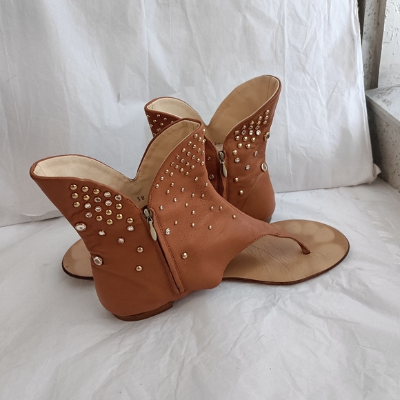 Giuseppe Zanotti gladiator sandals studded size 38 - Picture 7 of 14